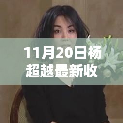 楊超越最新收入揭秘，星光背后的數(shù)字傳奇