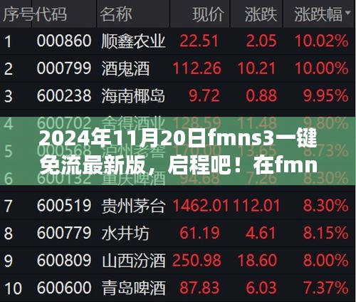 FMNS3一鍵免流最新版，觸摸自然之魂的啟程之旅