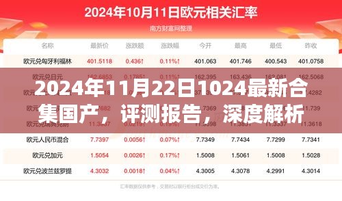 深度解析，2024年國產(chǎn)精品合集體驗與特點評測報告