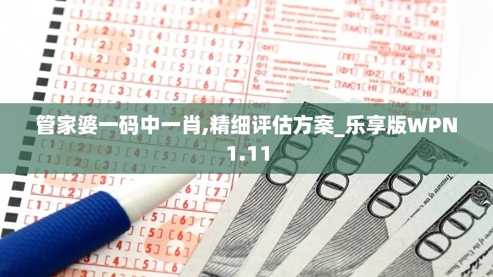管家婆一碼中一肖,精細(xì)評(píng)估方案_樂(lè)享版WPN1.11