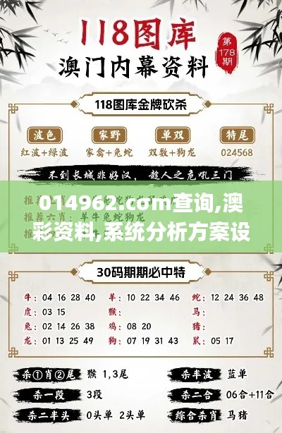 014962.cσm查詢,澳彩資料,系統(tǒng)分析方案設計_抗菌版XJM1.21