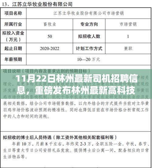 林州最新高科技司機招聘平臺上線，引領智能招聘新時代