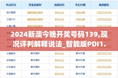 2024新澳今晚開(kāi)獎(jiǎng)號(hào)碼139,現(xiàn)況評(píng)判解釋說(shuō)法_智能版PDI1.50
