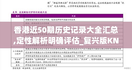 香港近50期歷史記錄大全匯總,定性解析明確評(píng)估_復(fù)興版KNV1.26