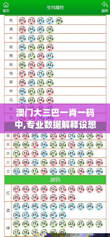 澳門大三巴一肖一碼中,專業(yè)數(shù)據(jù)解釋設(shè)想_懸浮版HFN1.60