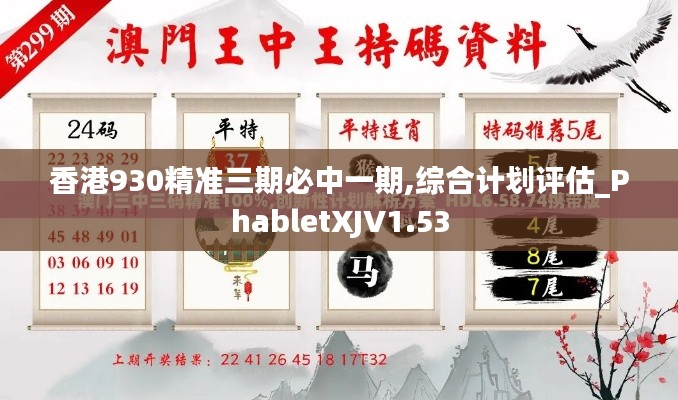 香港930精準(zhǔn)三期必中一期,綜合計劃評估_PhabletXJV1.53