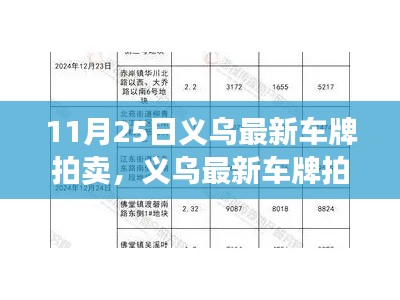 義烏最新車(chē)牌拍賣(mài)現(xiàn)象，理性分析與啟示