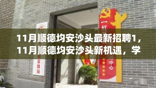 11月順德均安沙頭最新招聘啟航，職場新征程，學(xué)習(xí)變革與自信成長的機會