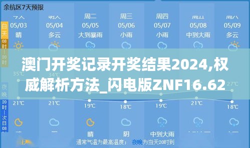 澳門開獎(jiǎng)記錄開獎(jiǎng)結(jié)果2024,權(quán)威解析方法_閃電版ZNF16.62