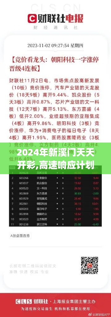 2024年新溪門天天開彩,高速響應(yīng)計劃執(zhí)行_跨界版OWR19.83