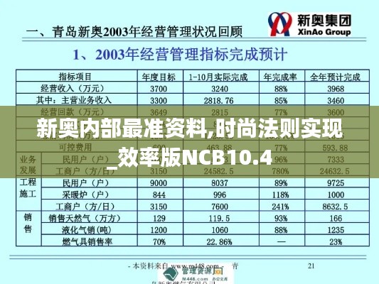 新奧內(nèi)部最準(zhǔn)資料,時尚法則實現(xiàn)_效率版NCB10.4