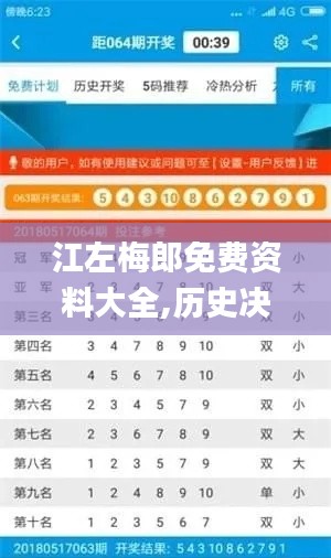 江左梅郎免費(fèi)資料大全,歷史決策資料大全_冒險(xiǎn)版JKH10.30