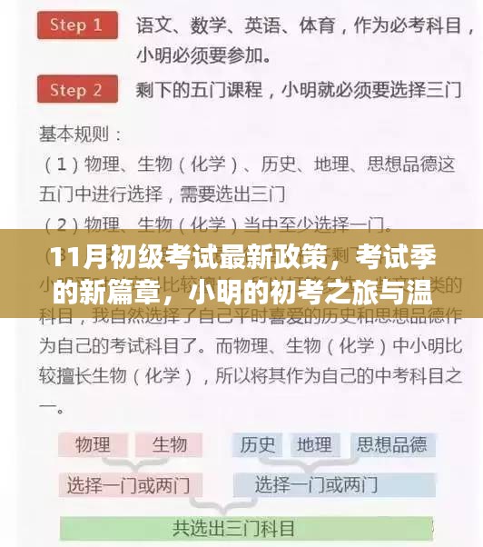 11月初級考試新政策揭秘，開啟考試季新篇章，小明的初考之旅見證溫馨政策實施