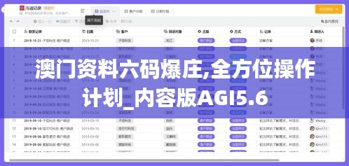 澳門資料六碼爆莊,全方位操作計劃_內(nèi)容版AGI5.6
