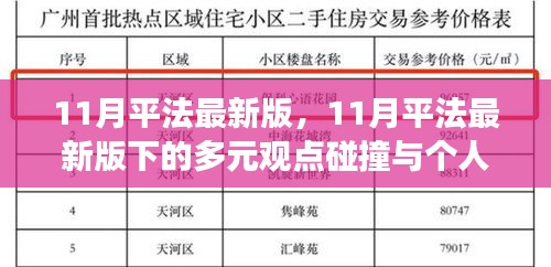 11月平法最新版下的多元觀點碰撞與個人立場探討