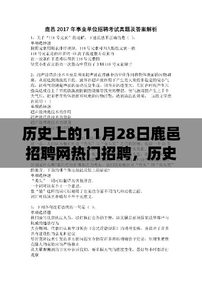 歷史上的11月28日鹿邑招聘網(wǎng)熱門招聘現(xiàn)象深度解析與觀點(diǎn)闡述