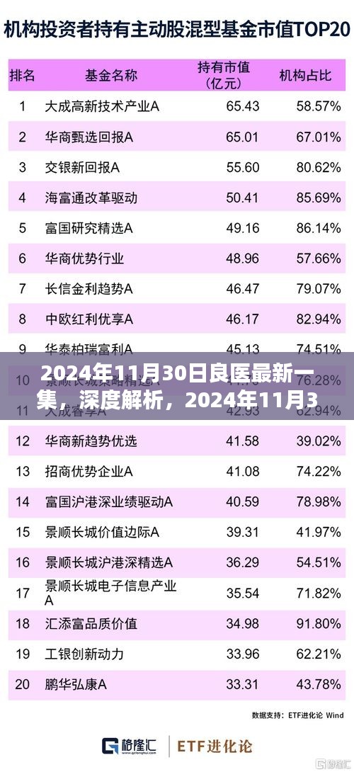 良醫(yī)最新一集深度解析，特性、體驗、競品對比及用戶群體分析（2024年11月30日版）