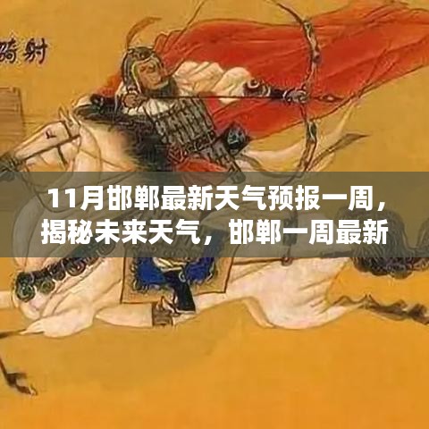 邯鄲未來一周天氣預報揭秘，智能生活新紀元啟動