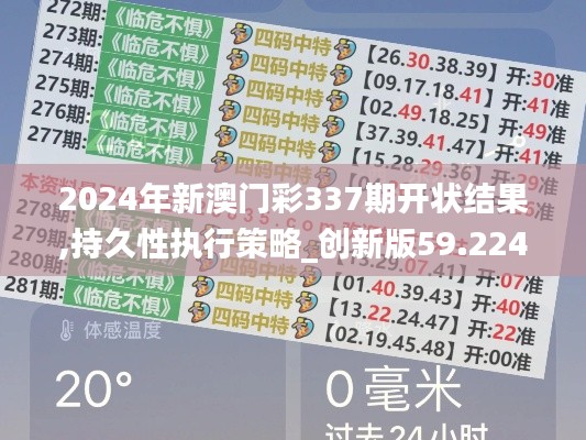 2024年新澳門彩337期開狀結(jié)果,持久性執(zhí)行策略_創(chuàng)新版59.224-1