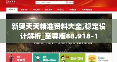 新奧天天精準(zhǔn)資料大全,穩(wěn)定設(shè)計解析_至尊版88.918-1