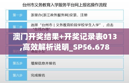 澳門開獎結(jié)果+開獎記錄表013,高效解析說明_SP56.678