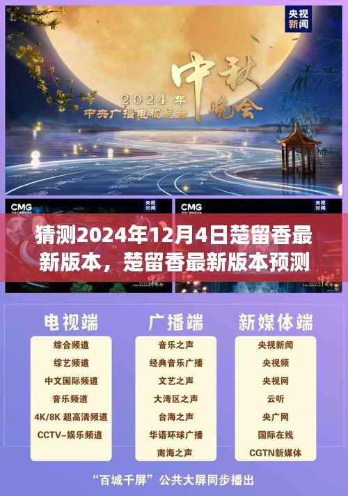 楚留香游戲革新展望，預測2024年12月4日最新版本的變革與趨勢
