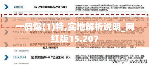 一碼爆(1)特,實地解析說明_網(wǎng)紅版15.207
