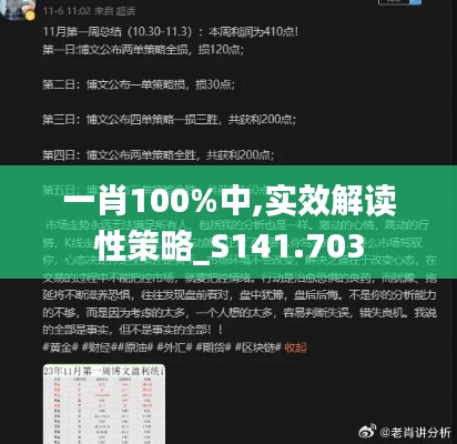 一肖100%中,實(shí)效解讀性策略_S141.703