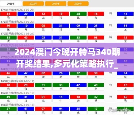 2024澳門今晚開特馬340期開獎(jiǎng)結(jié)果,多元化策略執(zhí)行_10DM66.262-3