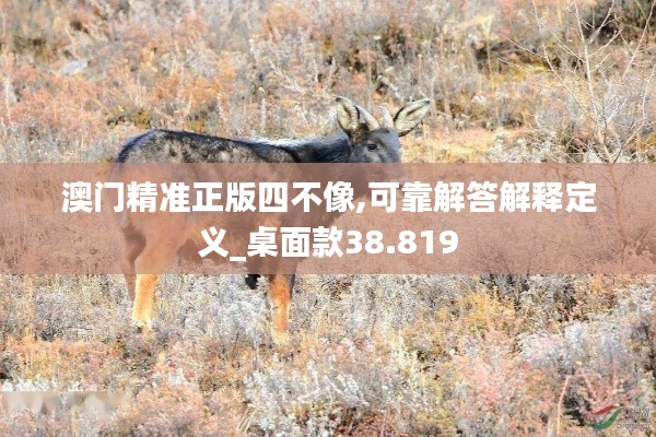 澳門精準(zhǔn)正版四不像,可靠解答解釋定義_桌面款38.819