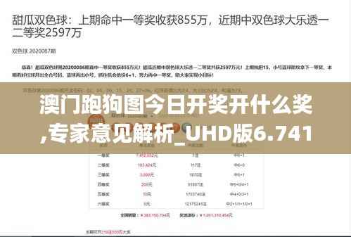 澳門跑狗圖今日開獎開什么獎,專家意見解析_UHD版6.741