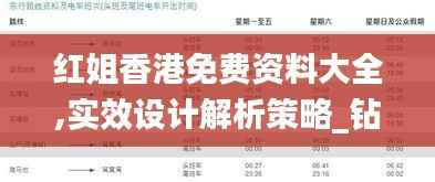 紅姐香港免費資料大全,實效設(shè)計解析策略_鉆石版19.756