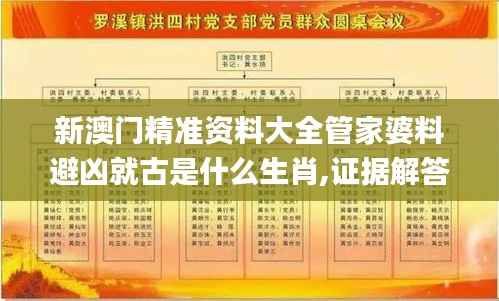 新澳門精準(zhǔn)資料大全管家婆料避兇就古是什么生肖,證據(jù)解答解釋落實_移動版10.152