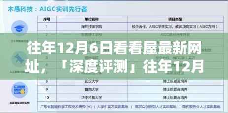 深度解析，看看屋最新網(wǎng)址特性、體驗(yàn)、競品對比及用戶群體分析報告（往年12月6日版）
