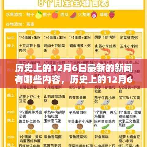 歷史上的12月6日最新新聞回顧，要聞解析與當(dāng)日事件概覽