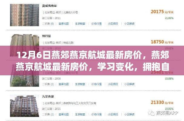 燕郊燕京航城最新房價動態(tài)，學習變化，擁抱自信，共創(chuàng)美好未來