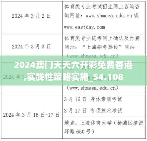 2024澳門天天六開彩免費香港,實踐性策略實施_S4.108