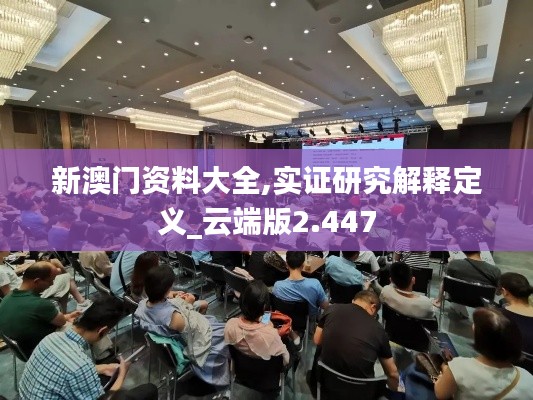 新澳門資料大全,實證研究解釋定義_云端版2.447
