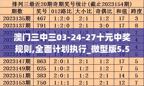 澳門三中三03-24-27十元中獎規(guī)則,全面計劃執(zhí)行_微型版5.554