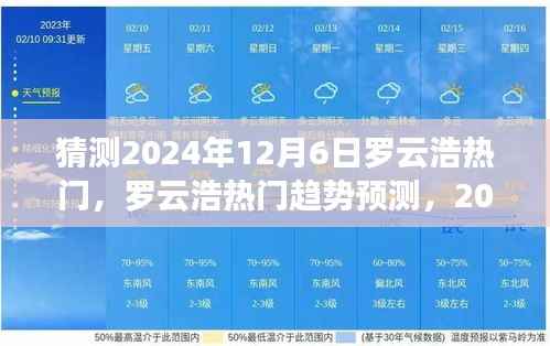 羅云浩熱門趨勢(shì)預(yù)測(cè)，聚焦2024年12月6日的可能性分析，羅云浩的熱度展望