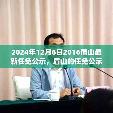 眉山任免公示日，日常友情之旅開啟