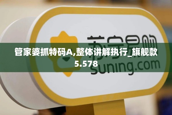 管家婆抓特碼A,整體講解執(zhí)行_旗艦款5.578