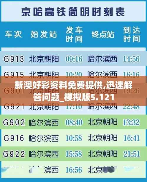 新澳好彩資料免費(fèi)提供,迅速解答問題_模擬版5.121