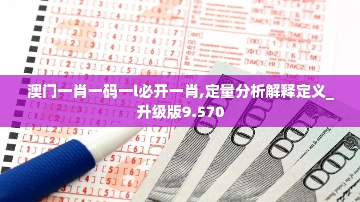 澳門一肖一碼一l必開一肖,定量分析解釋定義_升級版9.570