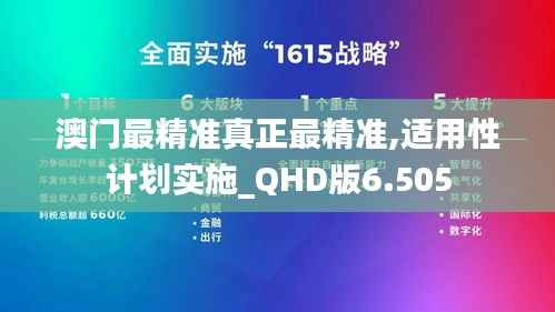 澳門最精準(zhǔn)真正最精準(zhǔn),適用性計(jì)劃實(shí)施_QHD版6.505