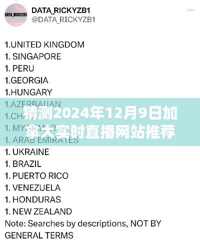初學(xué)者與進階用戶指南，如何猜測并推薦觀看加拿大實時直播網(wǎng)站（2024年12月版）