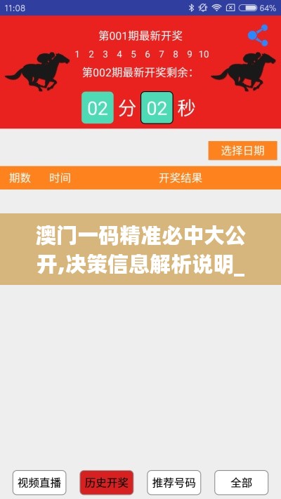 澳門一碼精準必中大公開,決策信息解析說明_V5.961