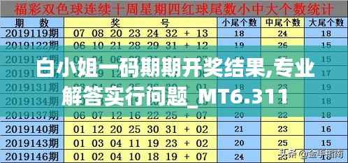 白小姐一碼期期開獎結果,專業(yè)解答實行問題_MT6.311