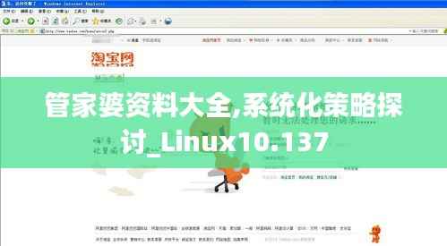 管家婆資料大全,系統(tǒng)化策略探討_Linux10.137