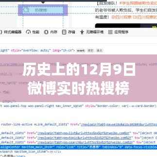 歷史上的12月9日微博熱搜榜爬蟲(chóng)解析